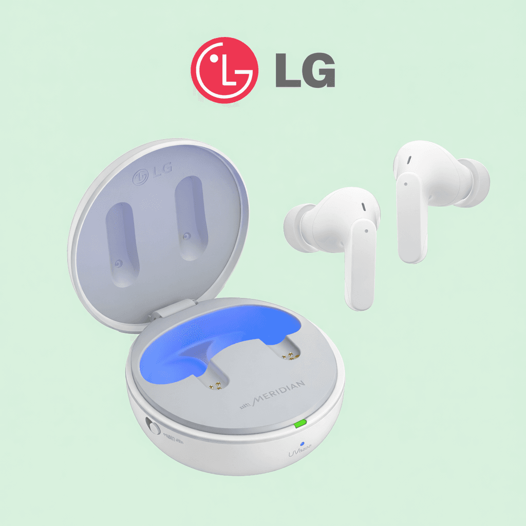 LG Tone Free T60Q Replacement — White / Left Side