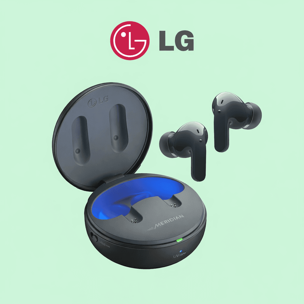 LG Tone Free T90 Replacement — Black / Charging Case