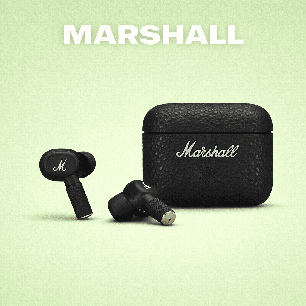 Marshall Motif II ANC Replacement — Black / Left Side