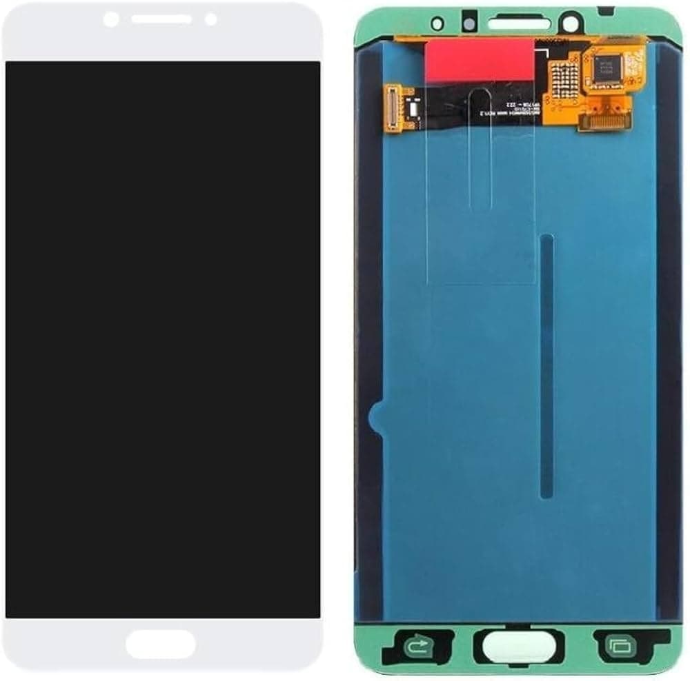 OLED Lcd Display Combo Folder for Samsung Galaxy C7 White
