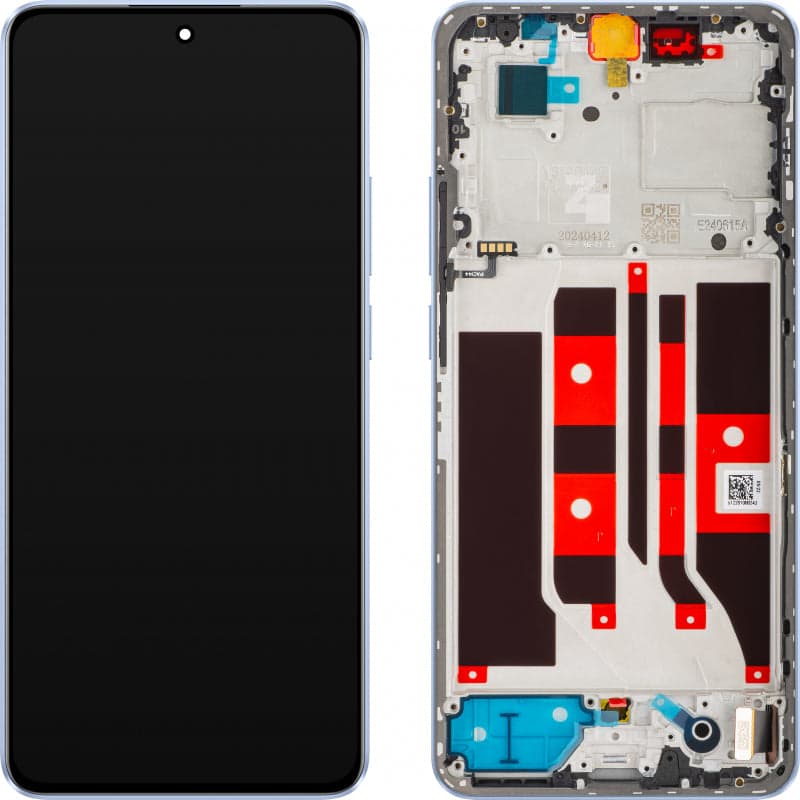 OLED Lcd Display Combo Folder with Frame for Oppo F25 Pro Purple