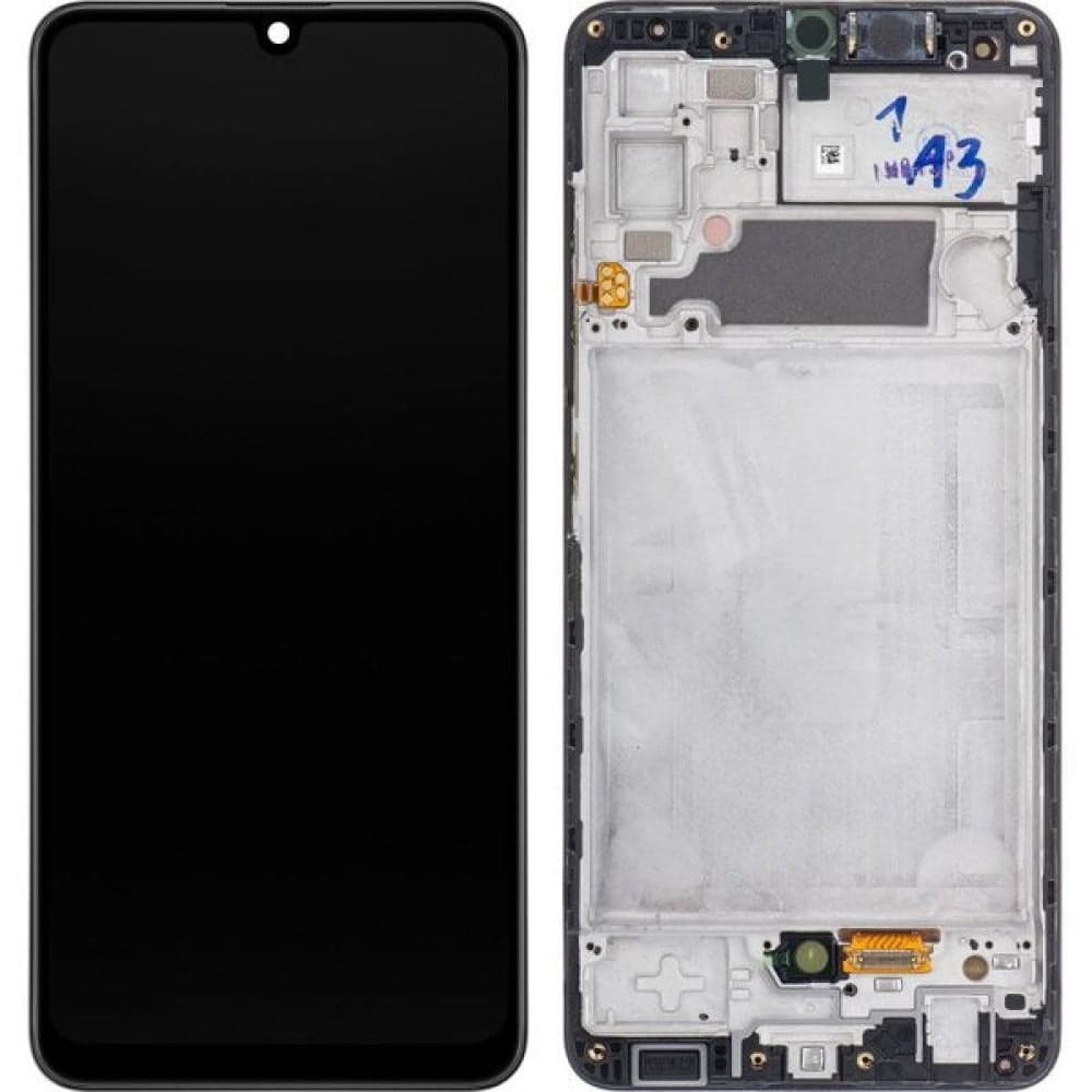 OLED Lcd Display Combo Folder with Frame for Samsung Galaxy A34 5G Black