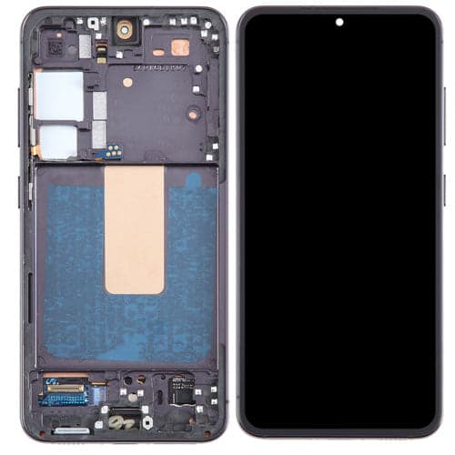 OLED Lcd Display Combo Folder with Frame for Samsung Galaxy S23 Plus Black