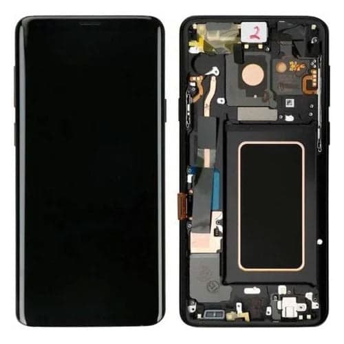 OLED Lcd Display Combo Folder with Frame for Samsung Galaxy s9 Plus Black