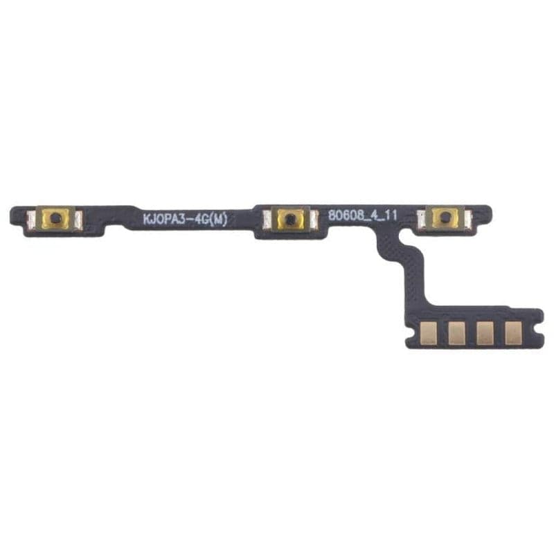 Power Volume Button Flex for Oppo A3X 5G Black