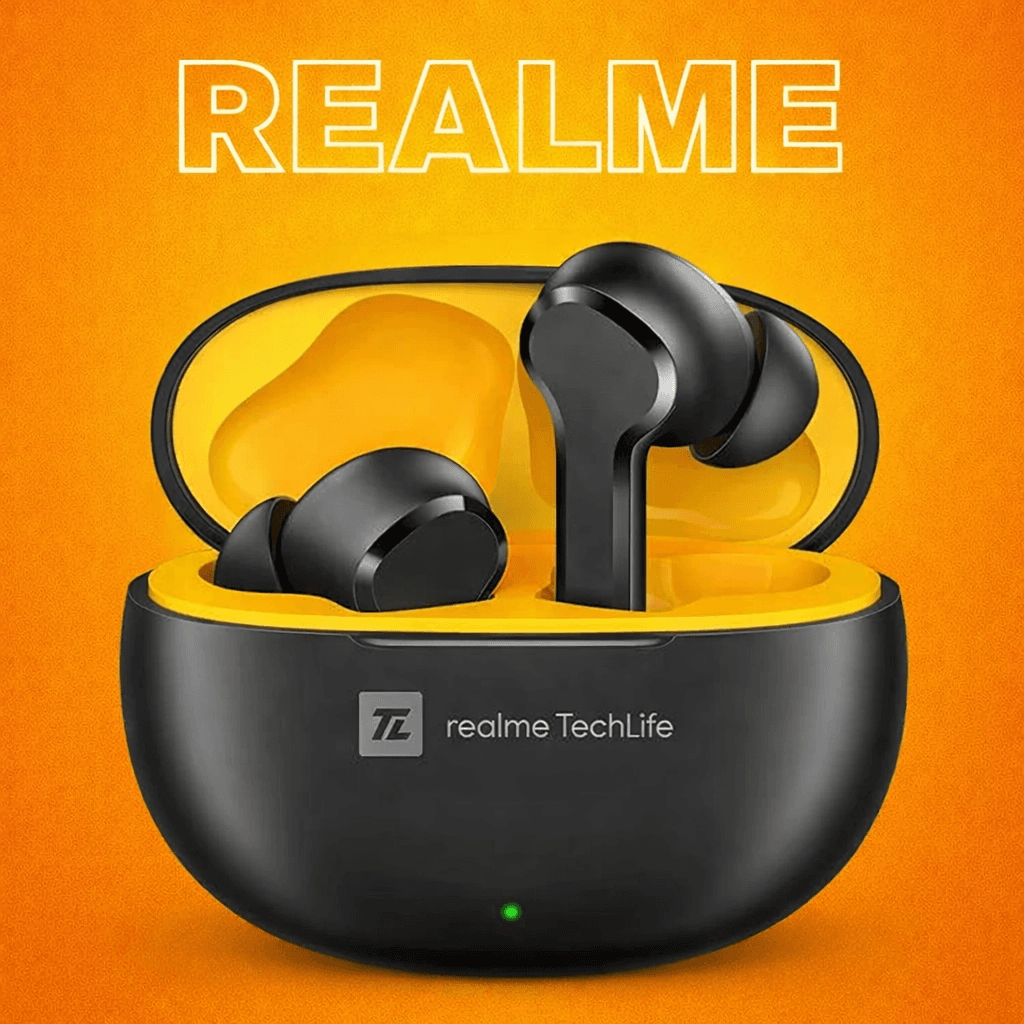 Realme Buds t100 Replacement — Black / Left side & Right side (Both)