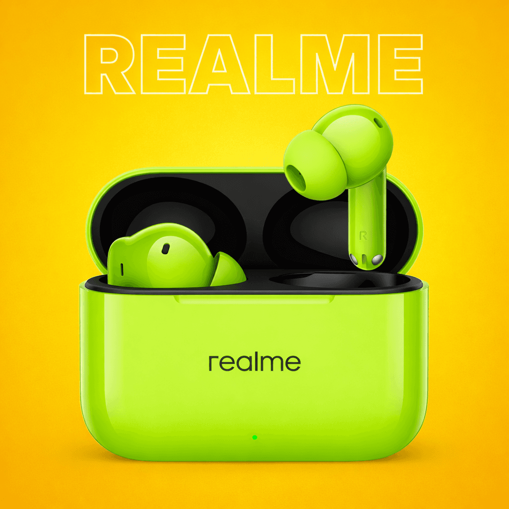 realme Buds T200 Replacement Parts Replacement — Charging Case / White