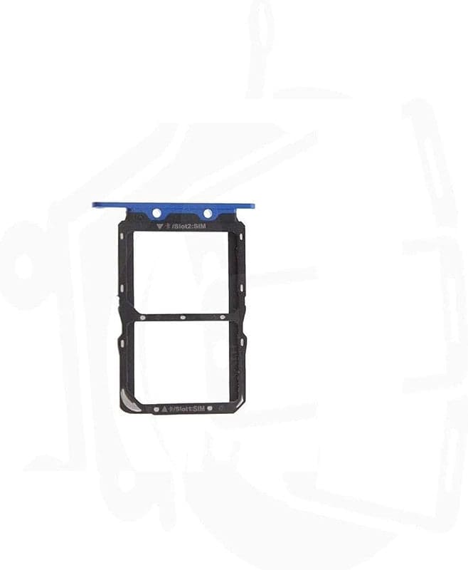 Sim Tray Slot Holder for Huawei Honor 20 Blue
