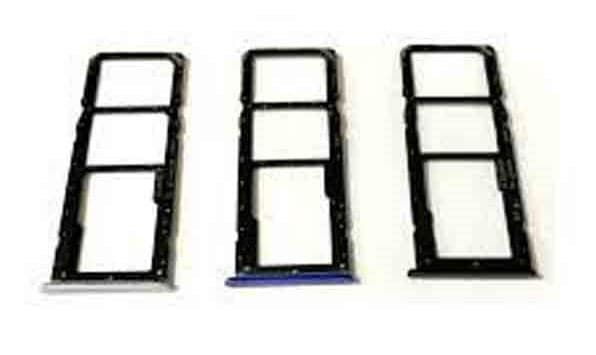 Sim Tray Slot Holder for Realme 7 Pro Black