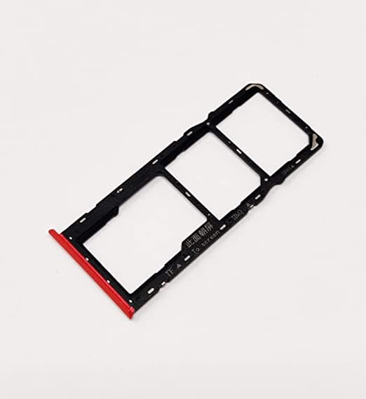 Sim Tray Slot Holder for Realme C12 Red