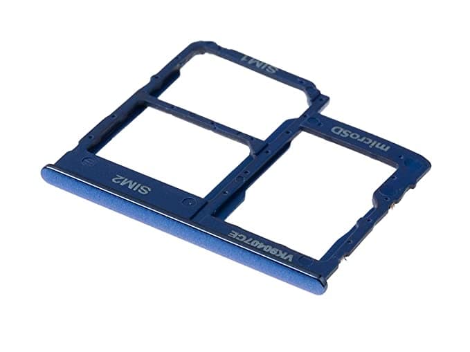 Sim Tray Slot Holder for Samsung Galaxy A31 Blue