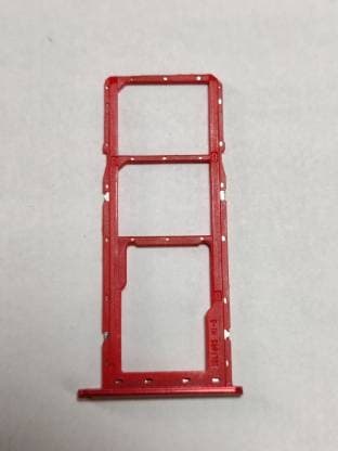 Sim Tray Slot Holder for Samsung Galaxy M01S Red