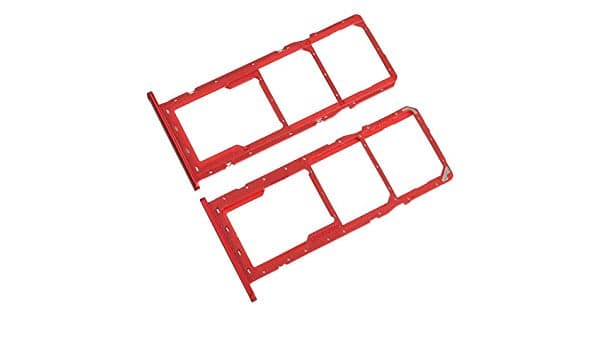 Sim Tray Slot Holder for Samsung Galaxy M11 Red