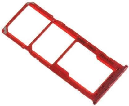 Sim Tray Slot Holder for Samsung Galaxy M21 Red