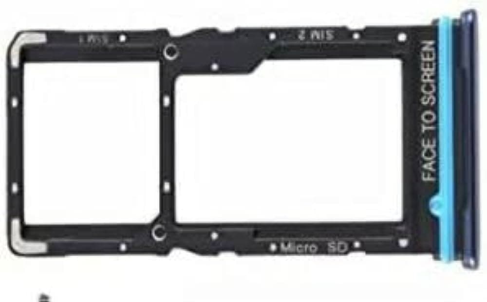 Sim Tray Slot Holder for Xiaomi Mi 10I Black