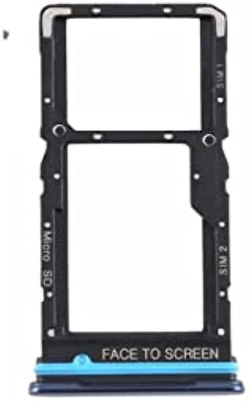 Sim Tray Slot Holder for Xiaomi Mi 10I Blue