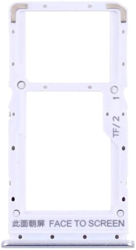 Sim Tray Slot Holder for Xiaomi Redmi Note 10T 5G White