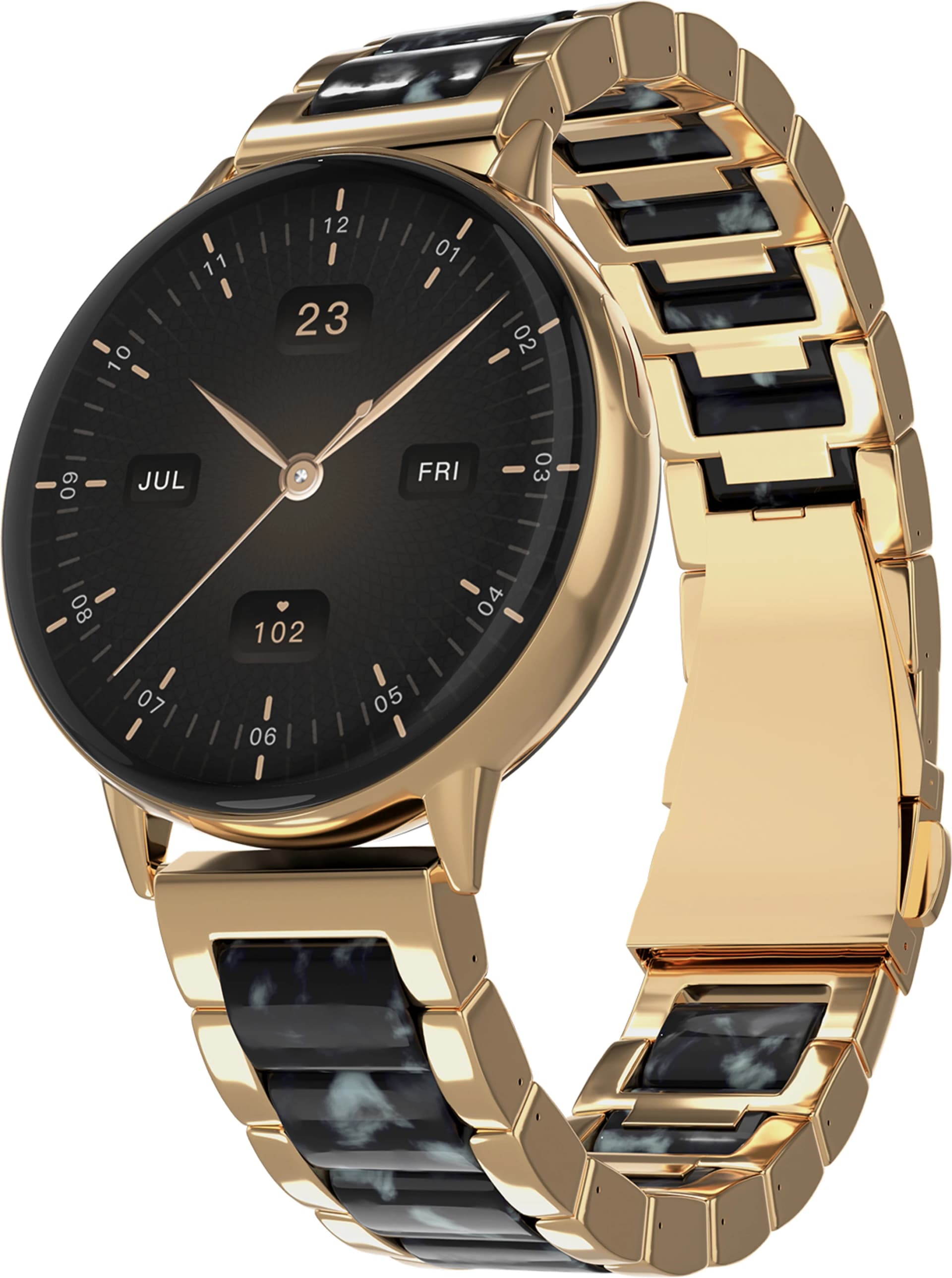 lifelong amber 1.39 premium luxury women amoled display bt calling smartwatch